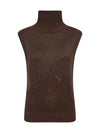NÜ EVALINA strikkevest Veste 289 Brown