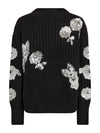 NÜ FENJA blouse sequins knit Strikket Svart