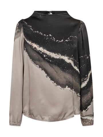 NÜ FIA blouse Bluser 249 Cigar mix