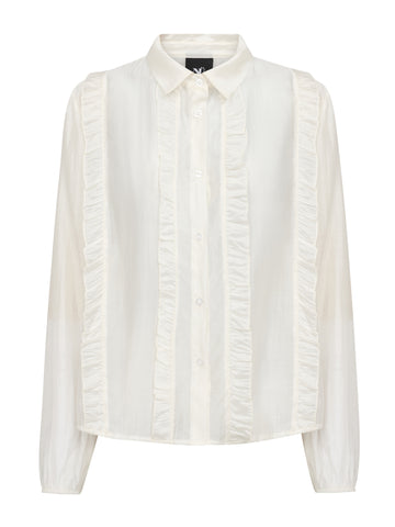NÜ FINLEY shirt Skjorter 110 Creme