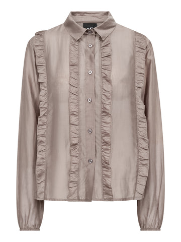 NÜ FINLEY shirt Skjorter 249 Cigar