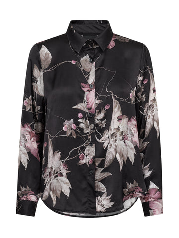 NÜ FLEUR bluse Skjorter Svart mix