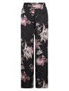 NÜ FLEUR Elina Trousers Bukser Svart mix
