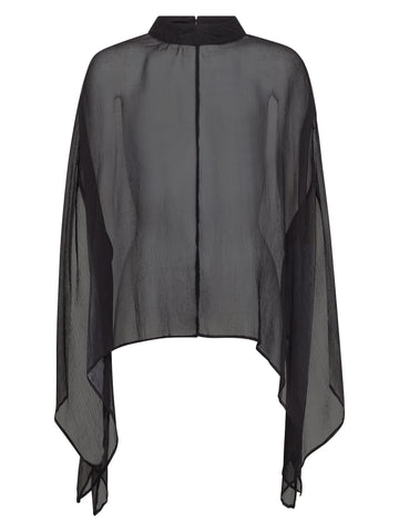 NÜ FRANKIE poncho Ponchos Svart