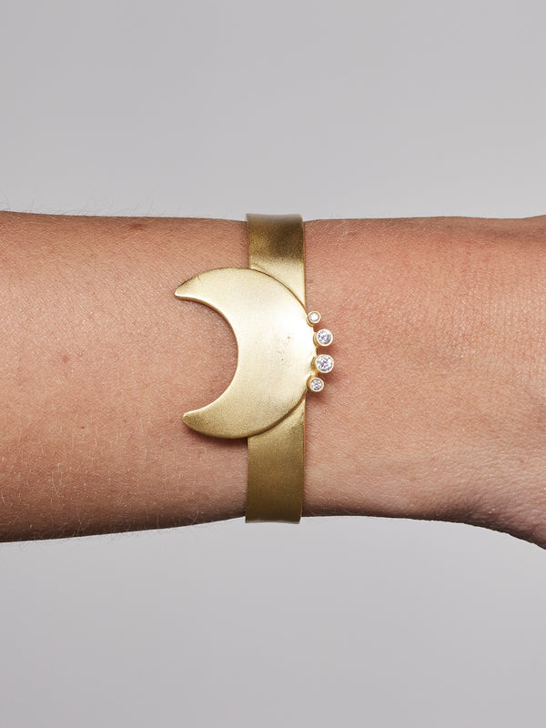 NÜ Moons No. 1 Armbånd Jewellery 011 Gold