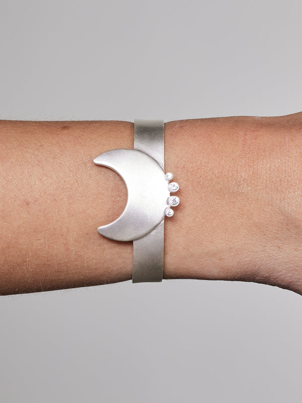 NÜ Moons No. 1 Armbånd Jewellery 022 Silver