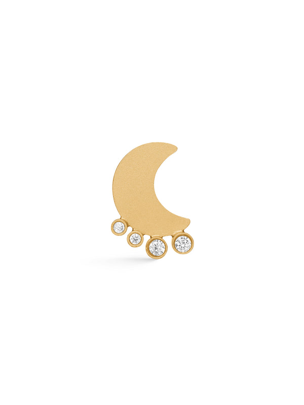 NÜ Moons No. 5 Øredobb Jewellery 011 Gold
