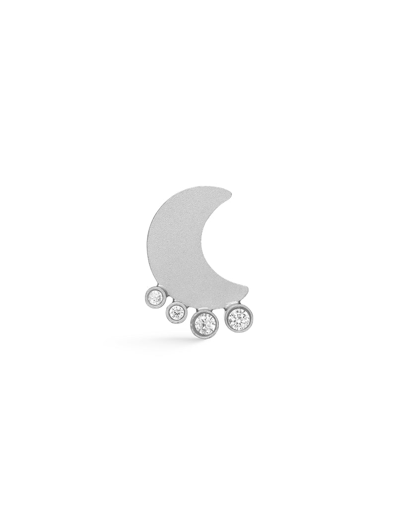 NÜ Moons No. 5 Øredobb Jewellery 022 Silver