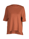 NÜ OAKLEE oversized T-skjorte Topper og T-skjorter 286 Mocca Mousse