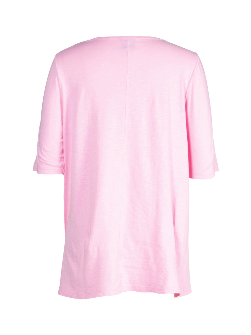 NÜ OAKLEE oversized T-skjorte Topper og T-skjorter 635 Pink