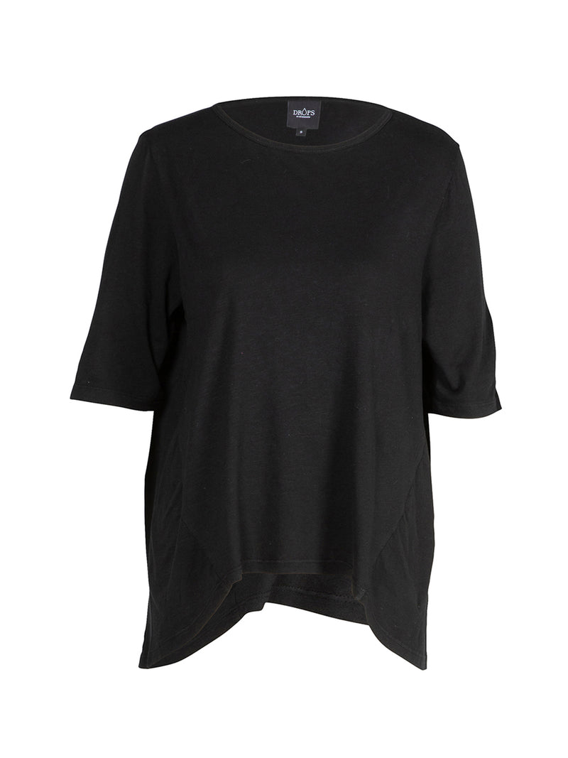 NÜ OAKLEE oversized T-skjorte Topper og T-skjorter Svart