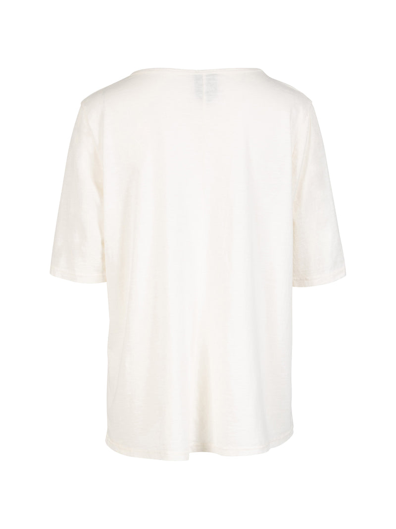 NÜ OAKLEE oversized T-skjorte Topper og t-skjorter 110 Creme