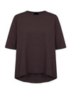NÜ OAKLEE oversized T-skjorte Topper og t-skjorter 289 Brown