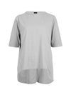 NÜ OAKLEE oversized T-skjorte Topper og t-skjorter 457 Cloud Blue