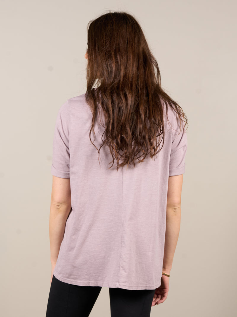 NÜ OAKLEE oversized T-skjorte Topper og t-skjorter 762 Dusty purple