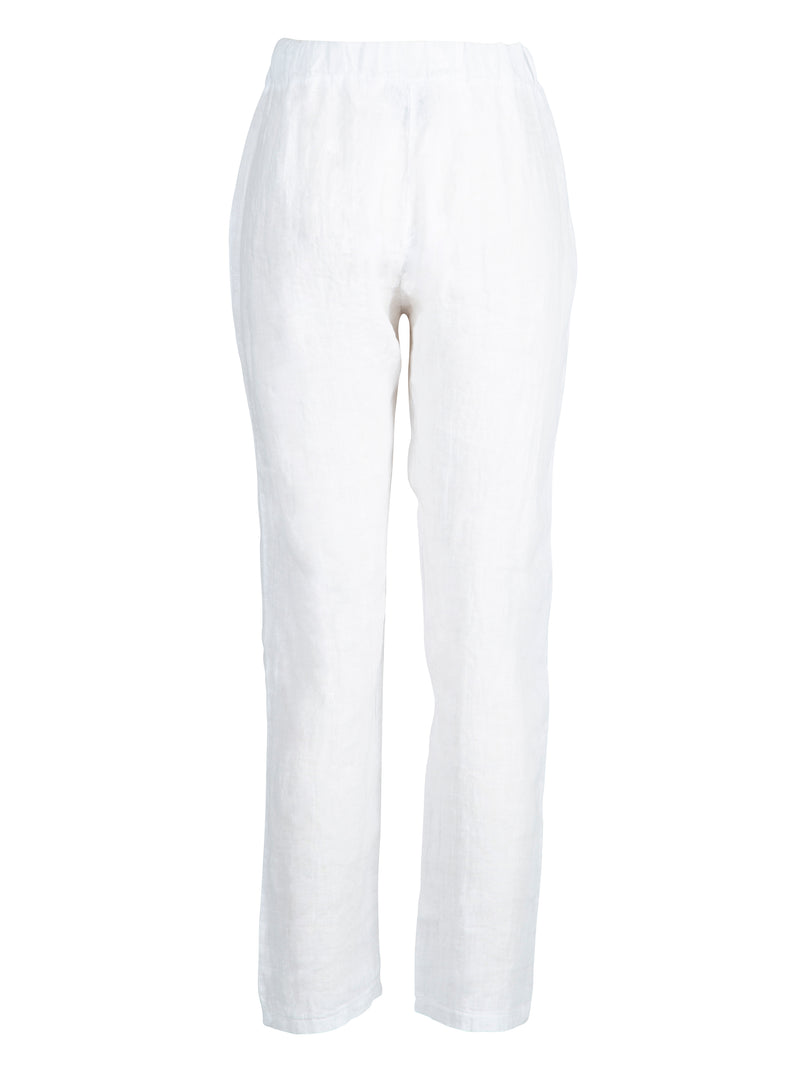 NÜ POLETTE linbukser Trousers 100 White
