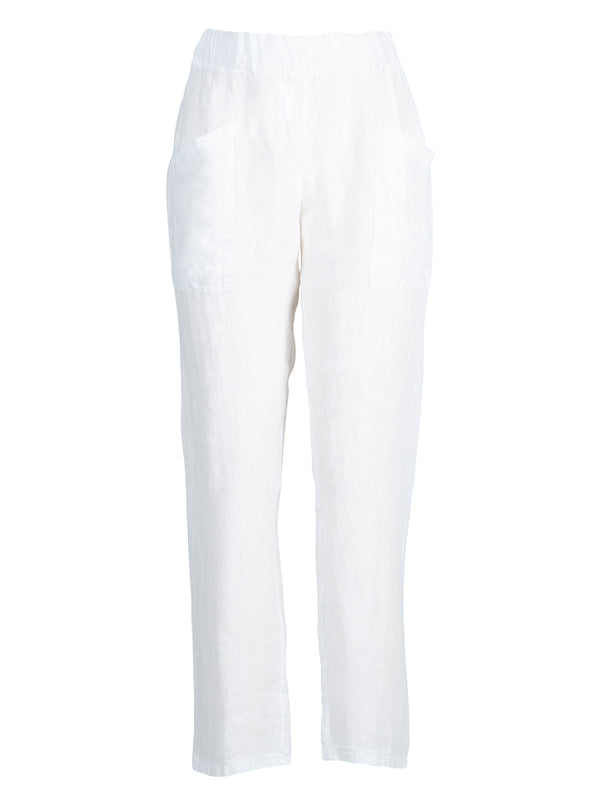 NÜ POLETTE linbukser Trousers 100 White