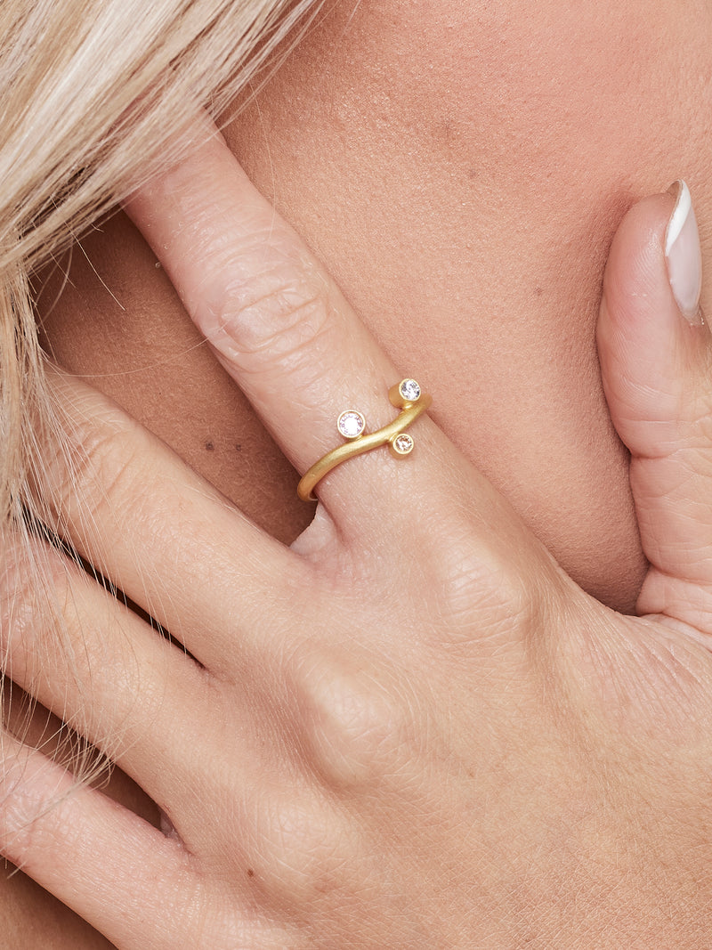 NÜ Planets No. 3 Ring Jewellery 011 Gold