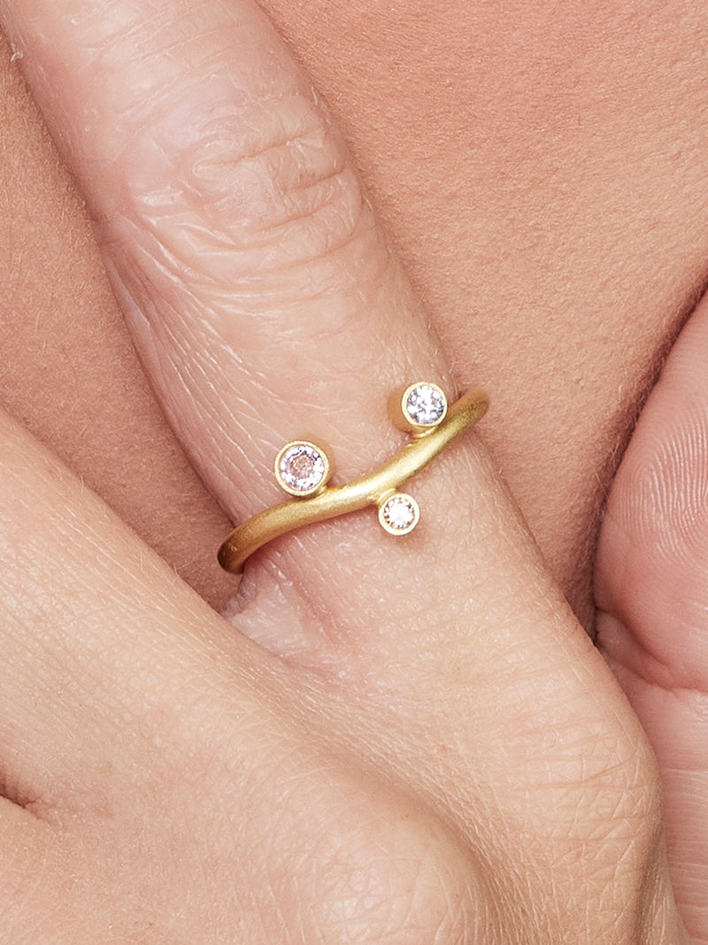 NÜ Planets No. 3 Ring Jewellery 011 Gold
