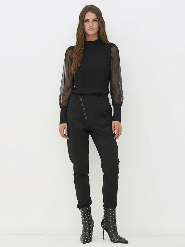 NÜ SAFINA Bluse Bluser Svart