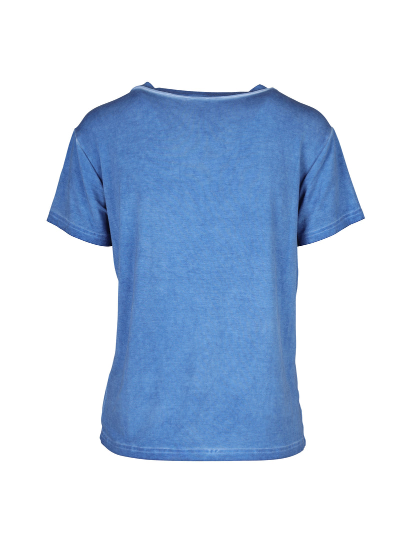 NÜ TENNA T-skjorte med V-hals Topper og T-skjorter 434 fresh blue