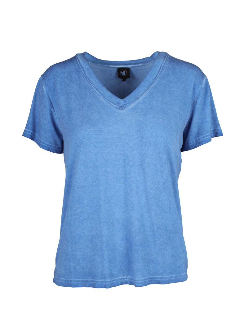 NÜ TENNA T-skjorte med V-hals Topper og T-skjorter 434 fresh blue