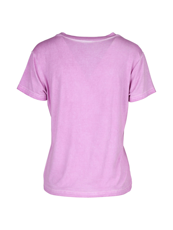 NÜ TENNA T-skjorte med V-hals Topper og T-skjorter 634 Pink Mist