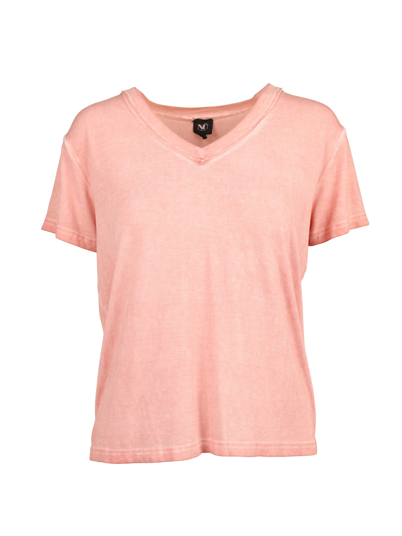 NÜ TENNA T-skjorte med V-hals Topper og T-skjorter 652 soft blush