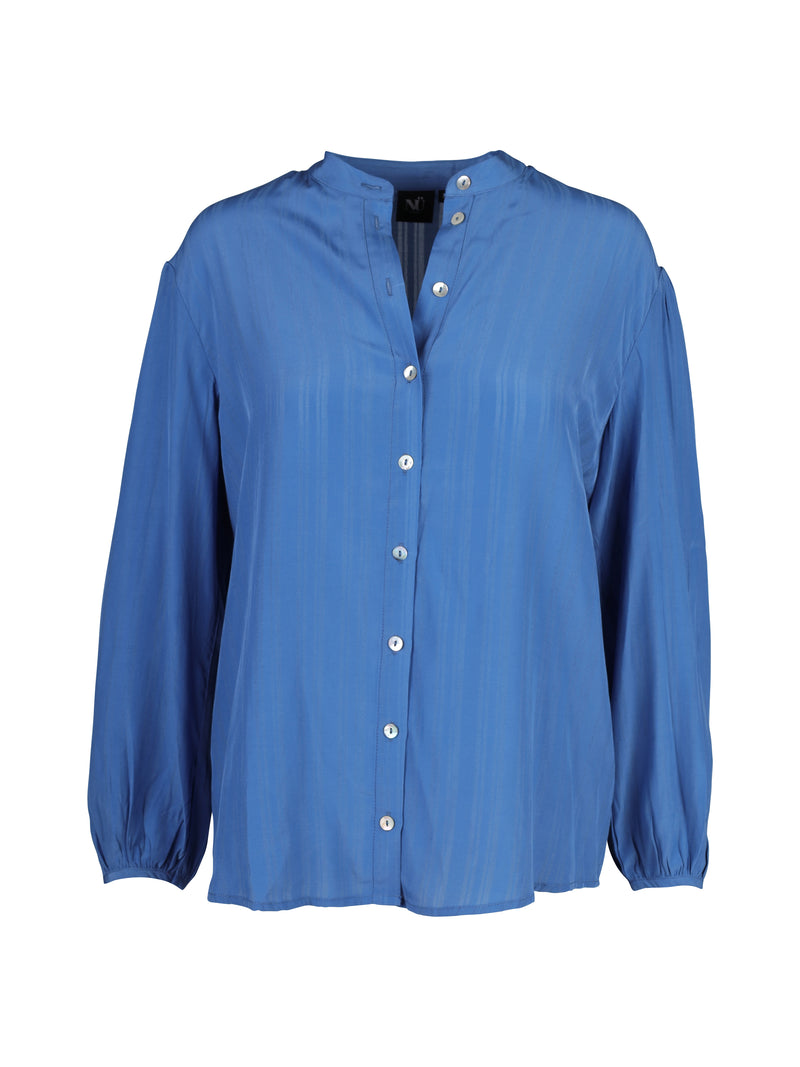 NÜ TIPPIE skjorte med stripete detaljer Skjorter 434 fresh blue