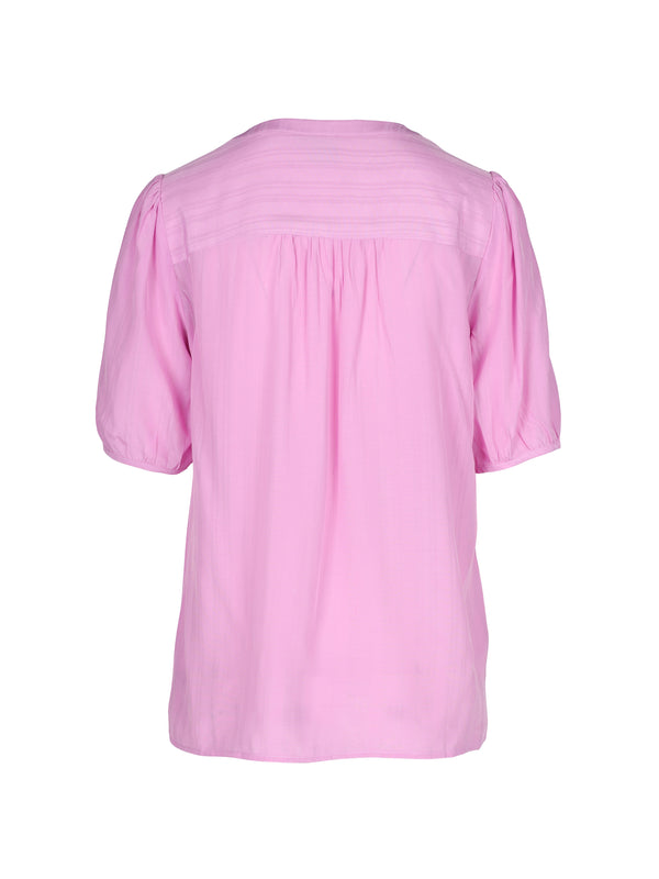 NÜ TIPPIE topp med stripete detaljer Topper og T-skjorter 634 Pink Mist