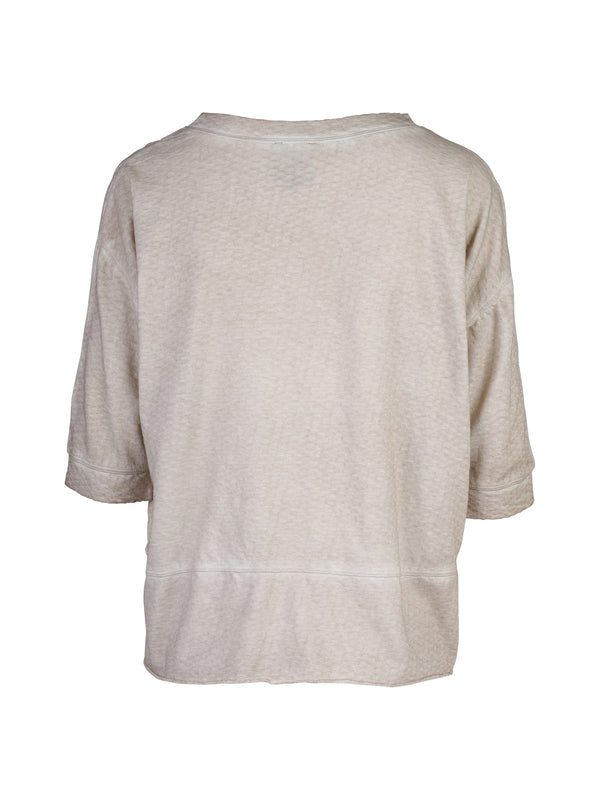 NÜ TYRA T-skjorte med tekstur Topper og T-skjorter 125 Seasand