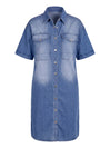 NÜ UNO Denim Kjole Kjoler 481 Denim blue