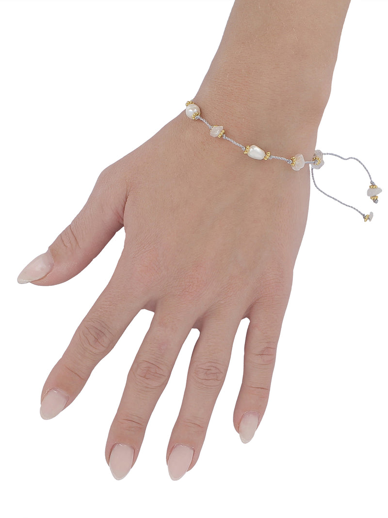 NÜ Ubud Armbånd Accessoirer 110 creme mix