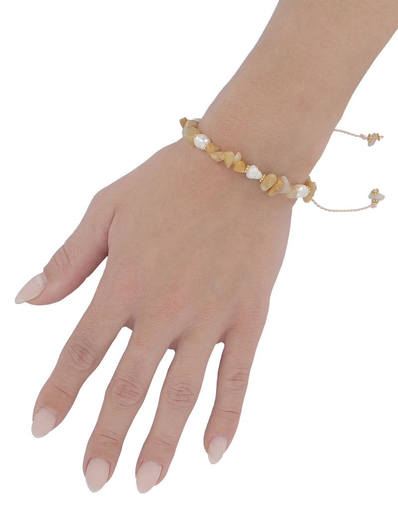 NÜ Uno Armbånd Accessoirer 110 creme mix