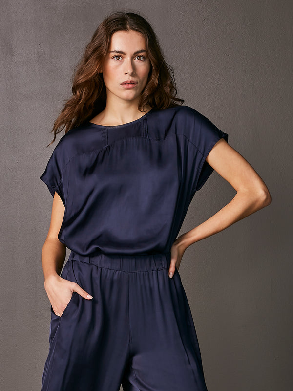 NÜ VALINA bluse Bluser 482 Classic Navy