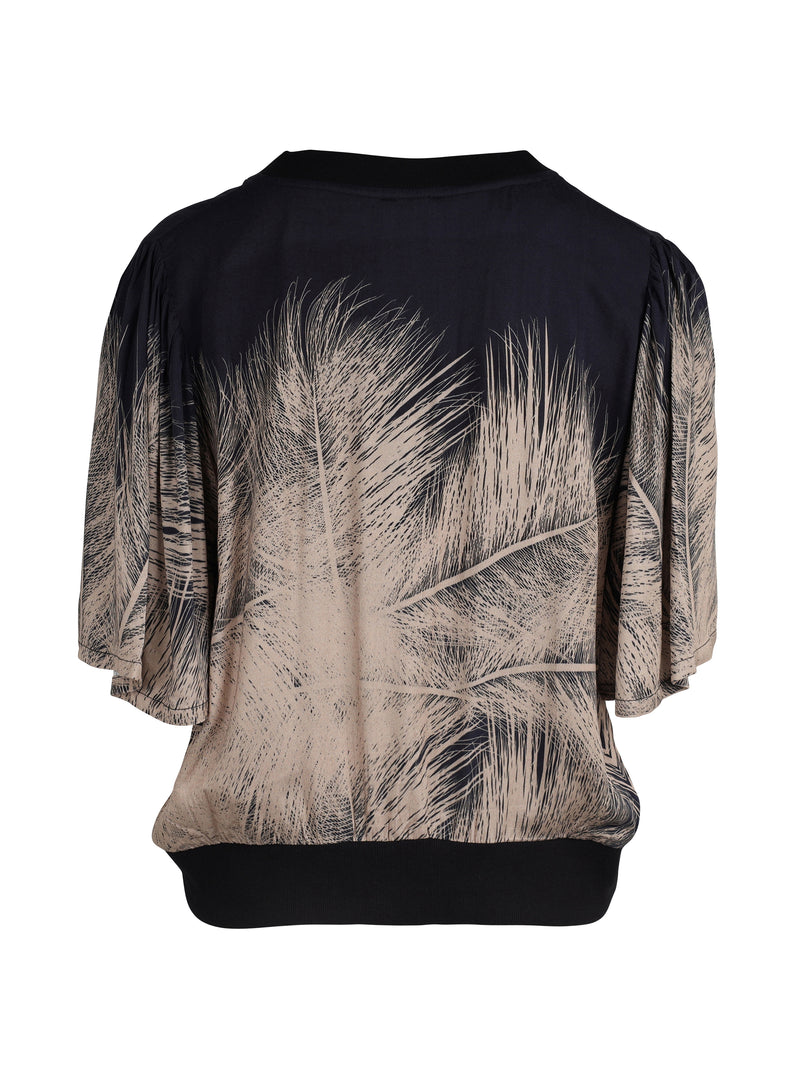 NÜ XANIA bluse Bluser Svart mix