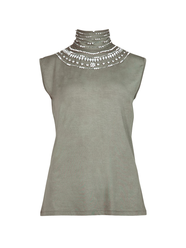 NÜ YALI topp Topper og t-skjorter 316 Olive