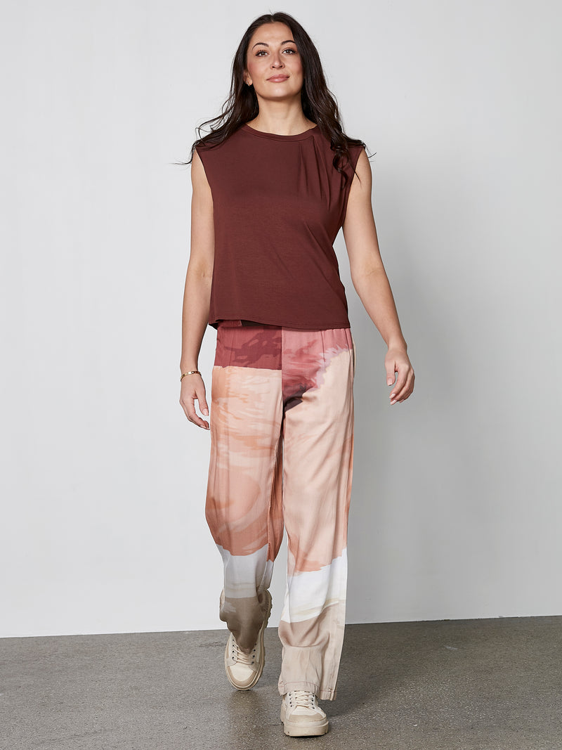 NÜ YASMI topp Topper og t-skjorter 685 Berry red