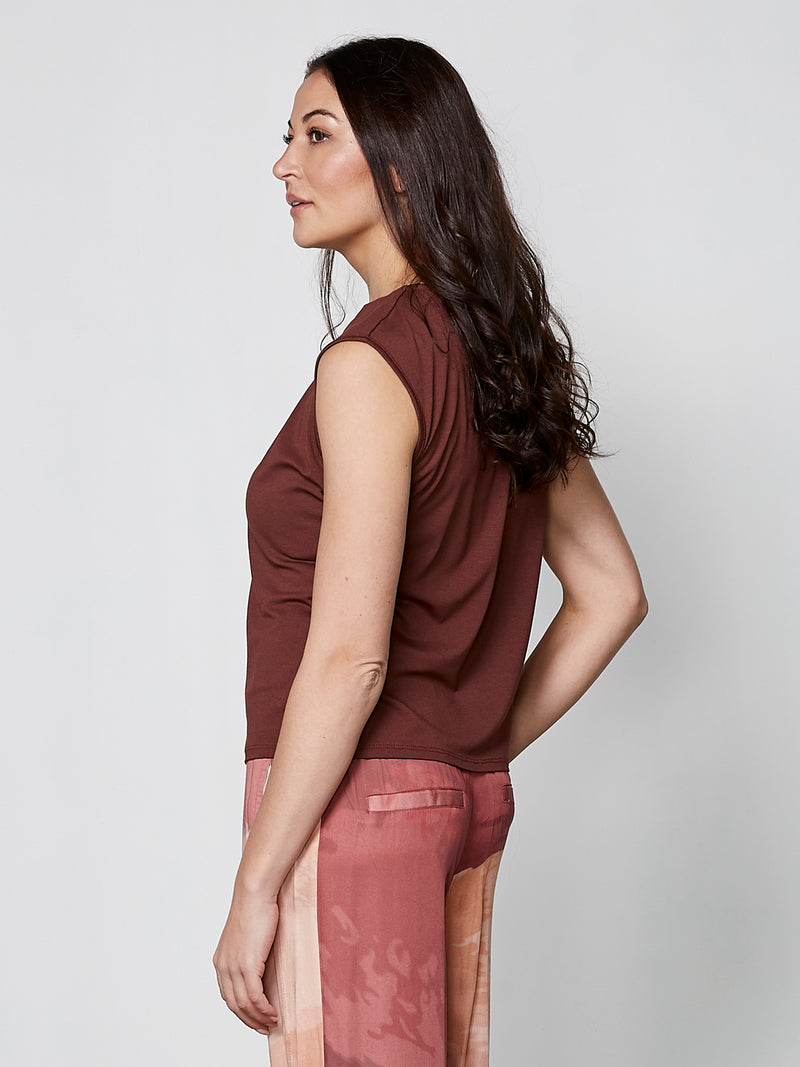 NÜ YASMI topp Topper og t-skjorter 685 Berry red