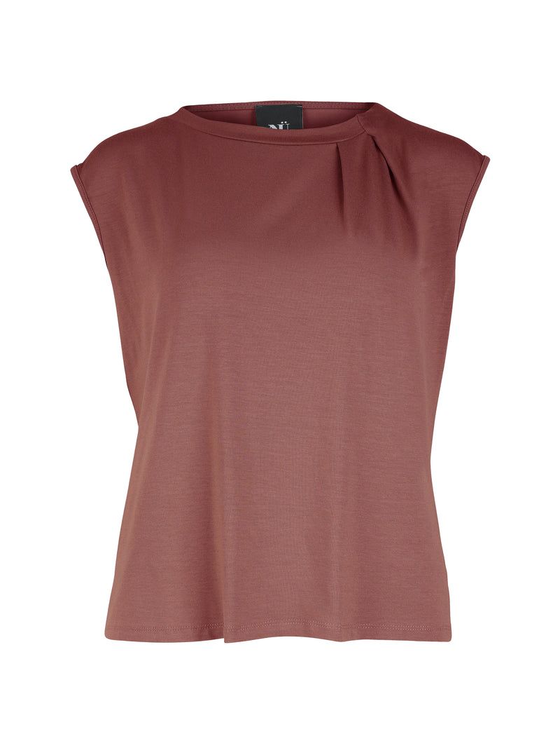 NÜ YASMI topp Topper og t-skjorter 685 Berry red