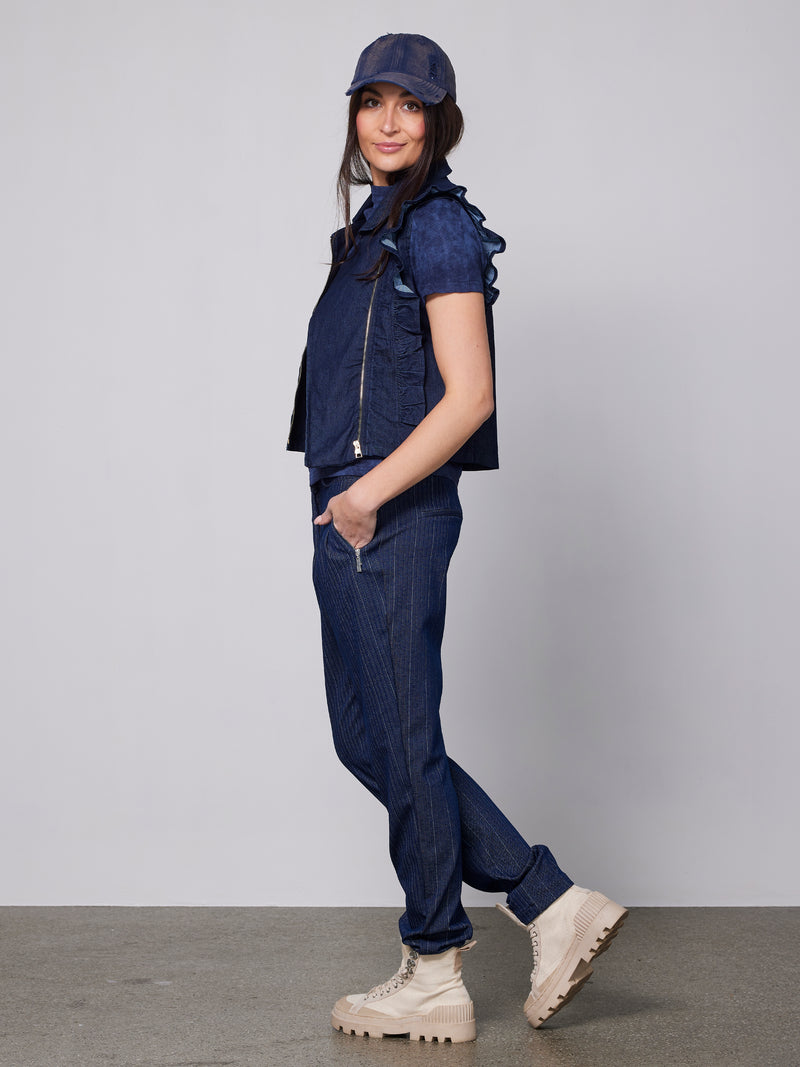 NÜ YET vest Veste 486 Denim