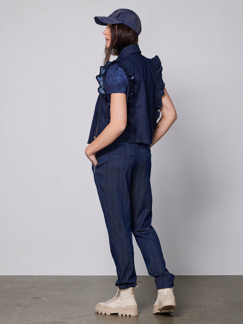 NÜ YET vest Veste 486 Denim