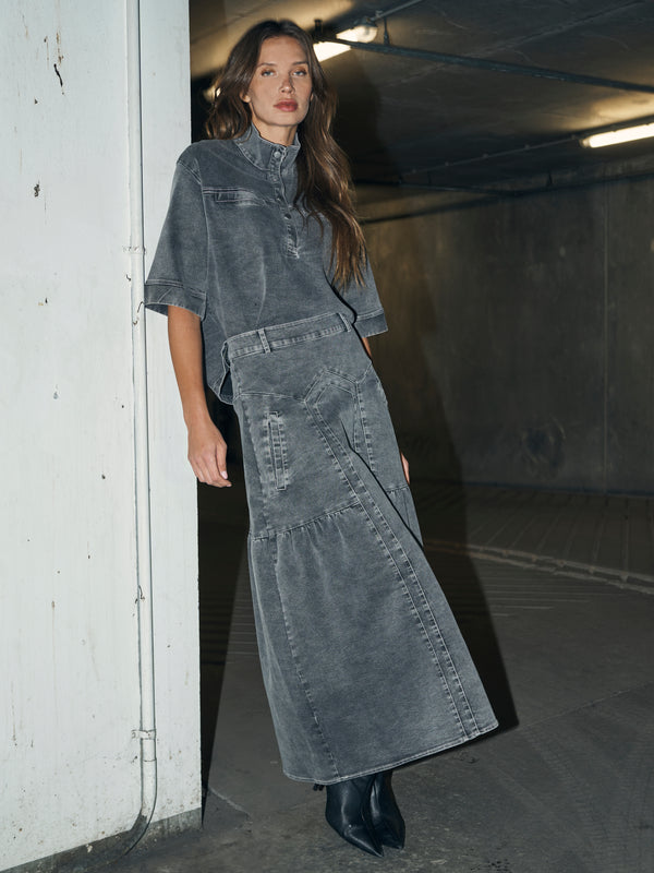NÜ YUNA Topp Topper og t-skjorter 901 Grey mix