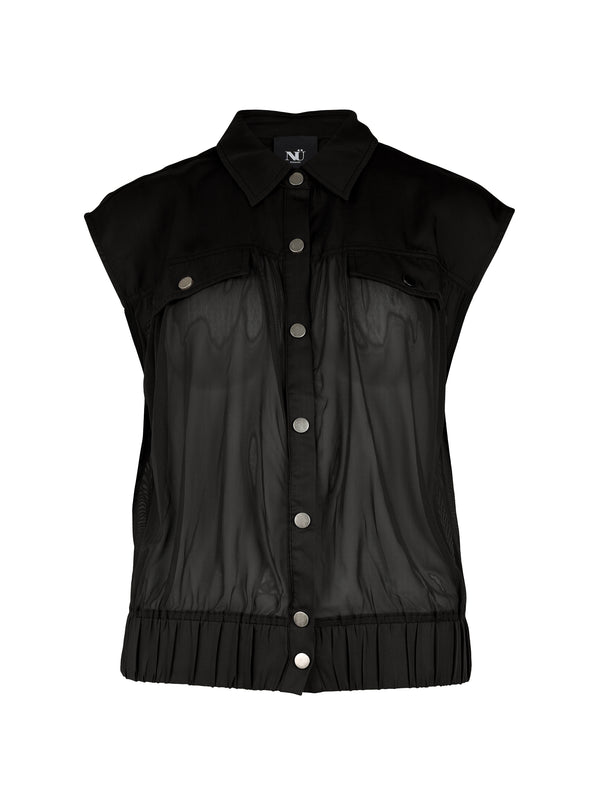 NÜ YVE vest Veste Svart