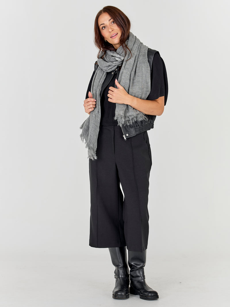 NÜ ZALA skjerf Skjerf 901 Grey mix