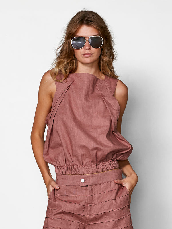 NÜ ZARAH topp Topper og t-skjorter 658 Terracotta