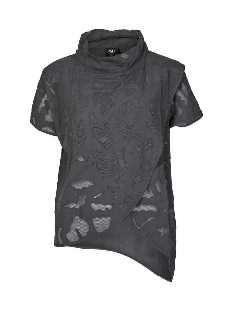 NÜ ZAYA topp Topper og t-skjorter 987 dark grey