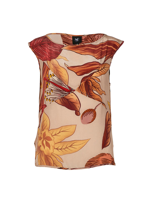 NÜ ZENTA topp Topper og t-skjorter 658 Terracotta Mix