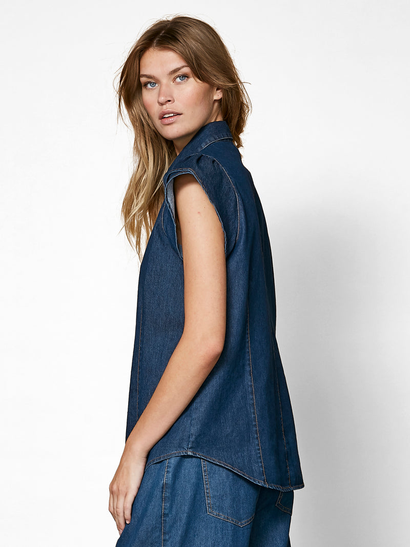 NÜ ZIGA skjorte Skjorter 486 Denim