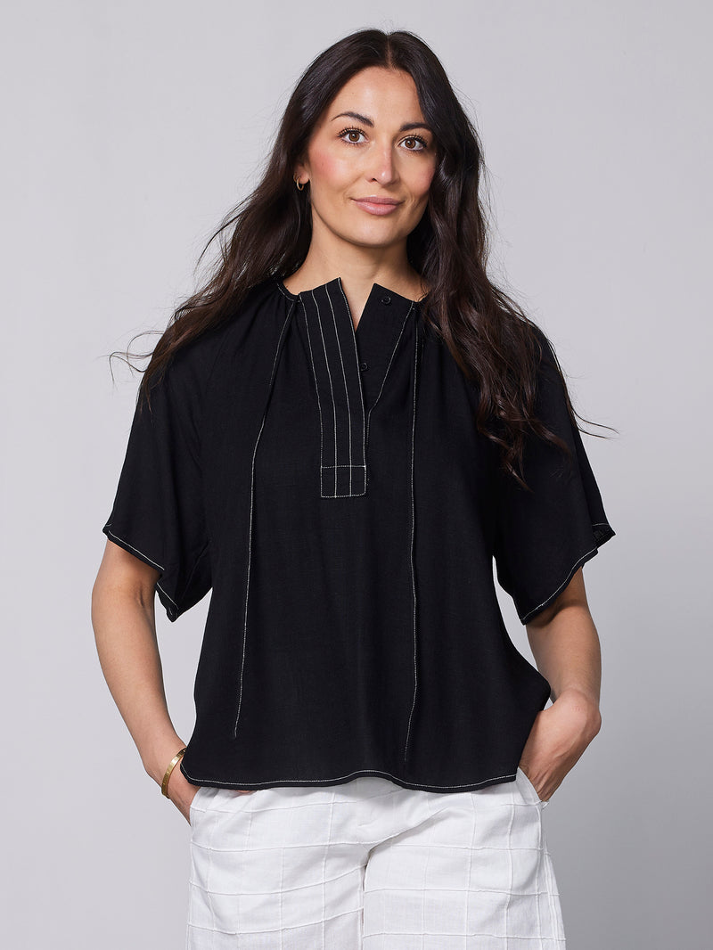 NÜ ZITA bluse Bluser Svart